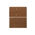 Miniatyrbilde 1 av 2: Dørmatte DKD Home Decor Brun Gummi Kokosnøtt (75 x 45 x 2,3 cm) (2 enheter)