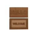 Pikkukuva 1 / 2: Kynnysmatto DKD Home Decor Ruskea Kumi Kookos (75 x 45 x 2,3 cm) (2 osaa)