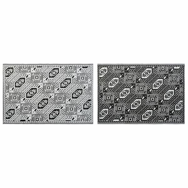 Tæppe DKD Home Decor Hvid Sort Etnisk (2 enheder) (150 x 210 cm)