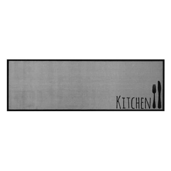 Modern geometrisk köksmatta Cook & Clean, Grå, 50x150 C42-472805