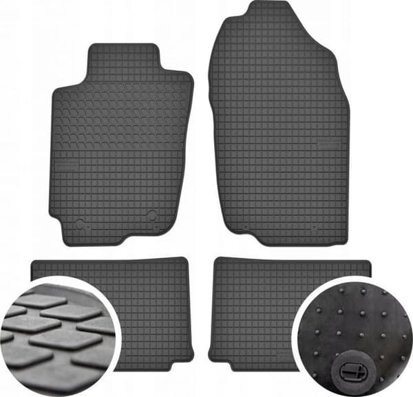 Entrématta - Auto comfort tröskelmatta - 190605 - Gummamatta för Toyota RAV4 IV (2012-2019)