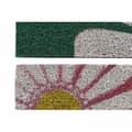 Miniatyrbild 2 av 3: Dörrmatta DKD Home Decor Rosa Gummi Mint Vit Gul 2 antal Kokosfiber (60 x 40 x 0,5 cm)