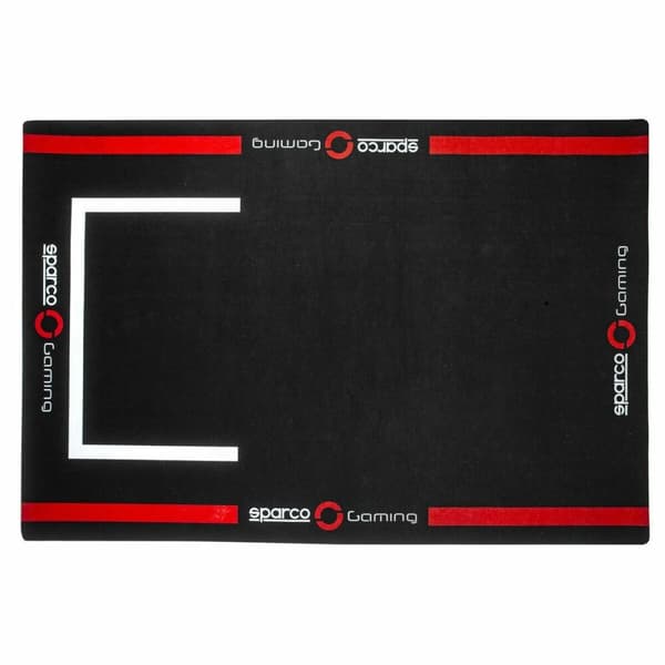 Musmatta Gaming Sparco S099101NRRS Röd Svart/Röd