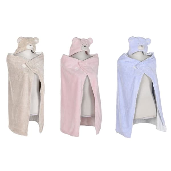 Filt Home ESPRIT Blå Beige Rosa 100 x 75 x 20 cm (3 antal)
