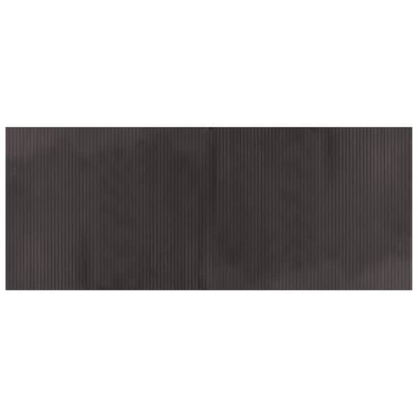 Matta rektangulär mörkbrun 80x200 cm bambu
