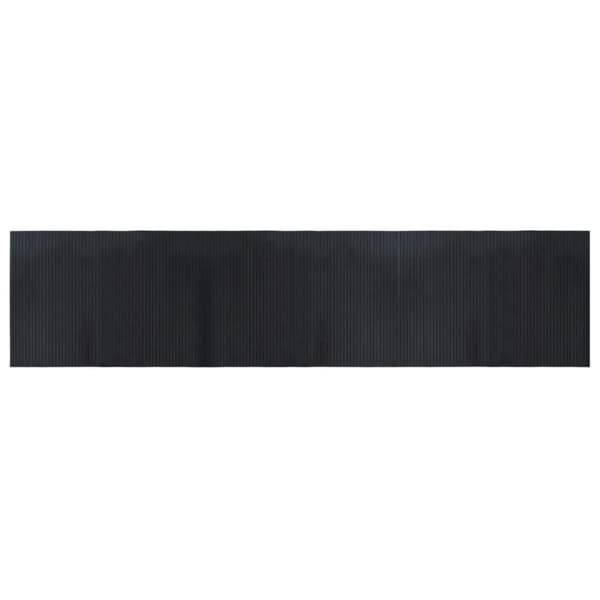 Matta rektangulär svart 70x300 cm bambu