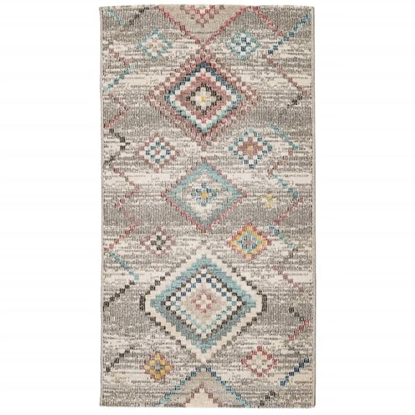 Golvmatta ARBIZU inomhus/utomhus vintage design 80x150 cm