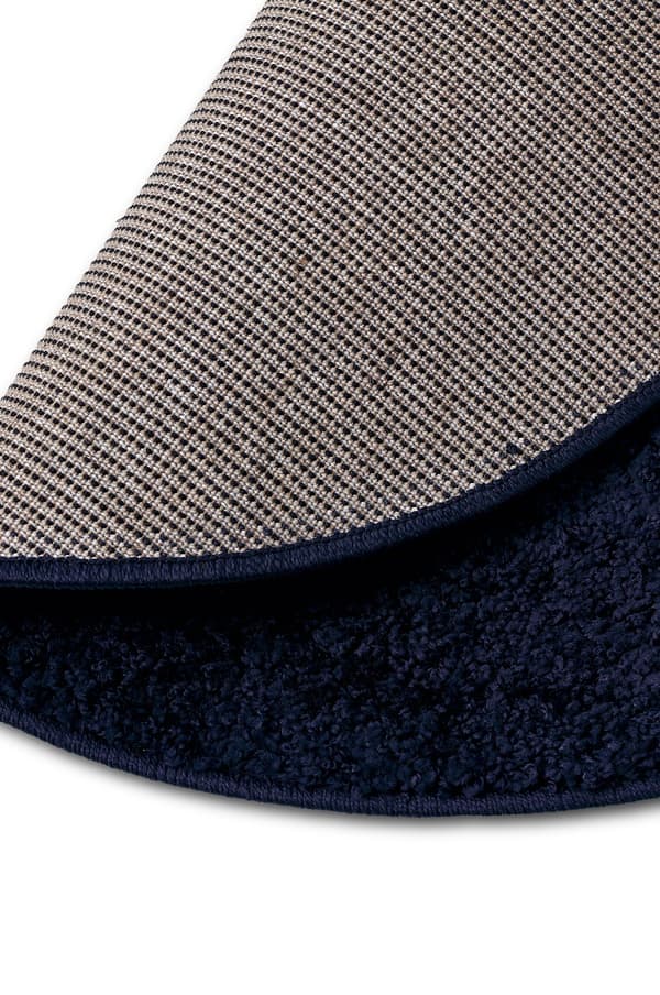 Nubby Blå Rund 120 cm Ryamatta