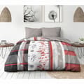 Miniatyrbilde 1 av 3: Dyne deksel sett HOME LINGE PASSION Blå Hvit rouge 240 x 260 cm Seng 180/200 3 Deler