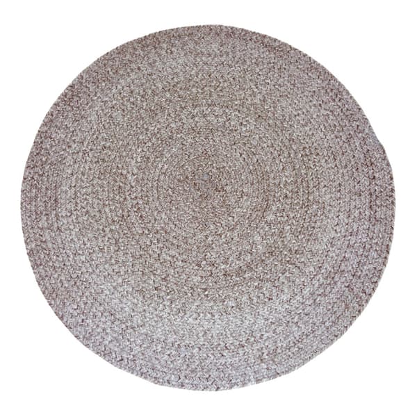 AXI Corfu Ulkomatto, pyöreä, ruskea - Sopii ulko- ja sisäkäyttöön / Ulkomatto valmistettu kierrätetyistä PET-pulloista - 120x120cm / Paksuus: 5mm