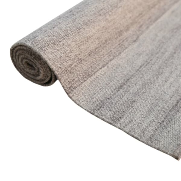 AXI Fiji Utomhusmatta, rektangulär, beige/grå - Perfekt för mindre sittgrupper eller en bistroset / Utomhusmatta tillverkad av återvunna PET-flaskor