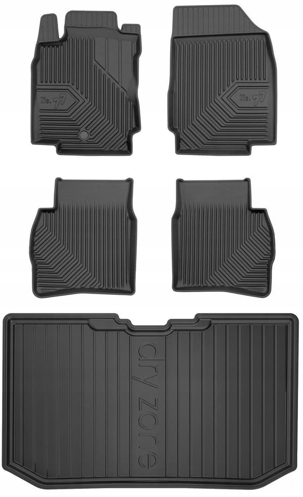 SET 77 Mattor och mattor Nissan Note 1 2006-2012 d