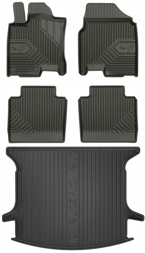 SÆT 77 Måtter og måtter Nissan Qashqai 1+2 2006-2013