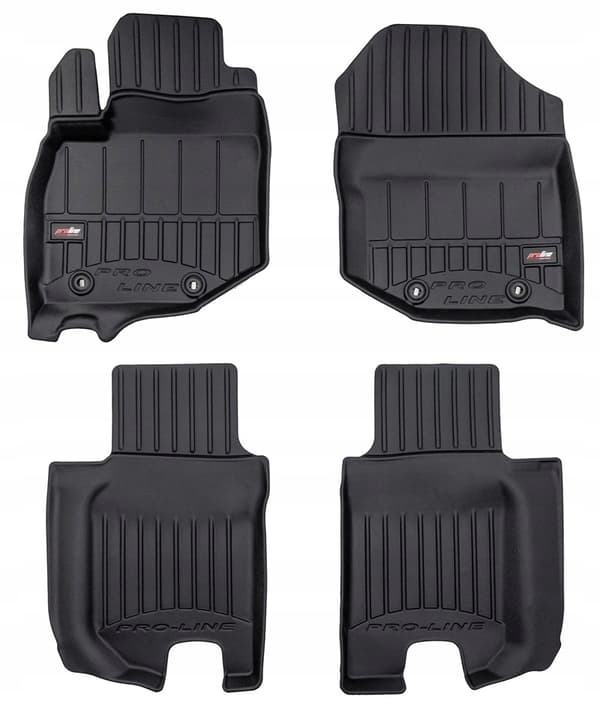 MÅTTER, DØRMÅTTER, GUMMIDØRMÅTTER, HONDA JAZZ 3 2007-2014, 3D-TRUD