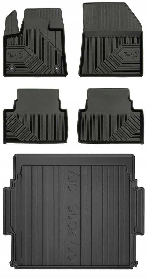 SET 77 Gummimattor och matta CITROEN C5 Aircross från 2018-