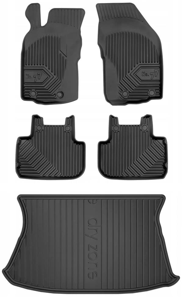 SET 77 Gummimattor och matta ALFA ROMEO 147 2001-2010
