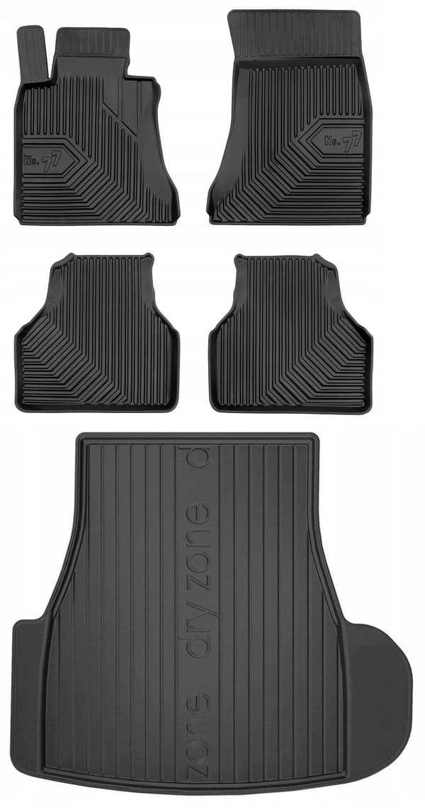 SÆT 77 Gummimåtter og måtter BMW 7 E65 E66 2001-2008