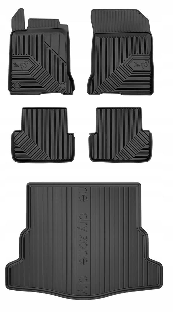 SET 77 Mattor och mattor Renault Laguna 3 Coupé 2007-2015