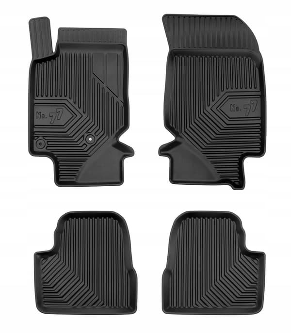SET 77 Gummimattor och matta Peugeot 208 2 HB från 2019- kz