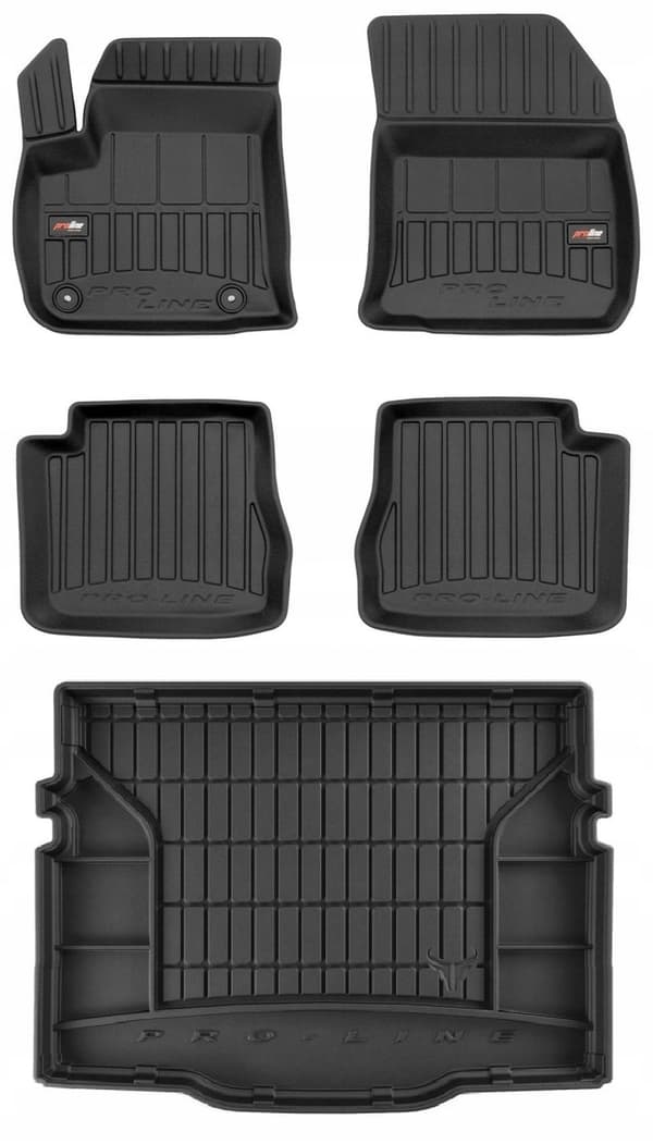 3D-sarja kumimatot CITROEN e-C4 EV hatchback vuodesta 2020
