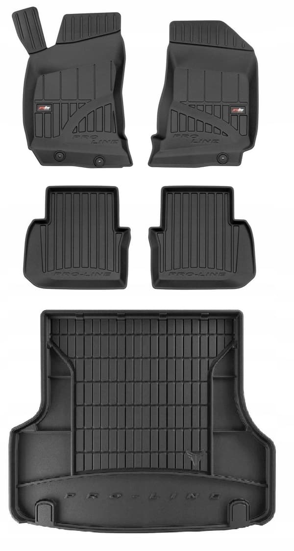 SÆT 3D gummimåtter Saab 9-5 Kombi 2005-2009