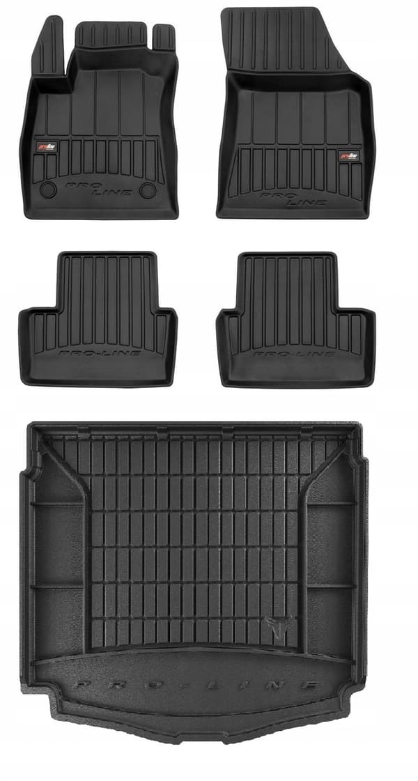 SET 3D kumimatot Renault Megane 4 Kombi vuodesta 2016- zkz