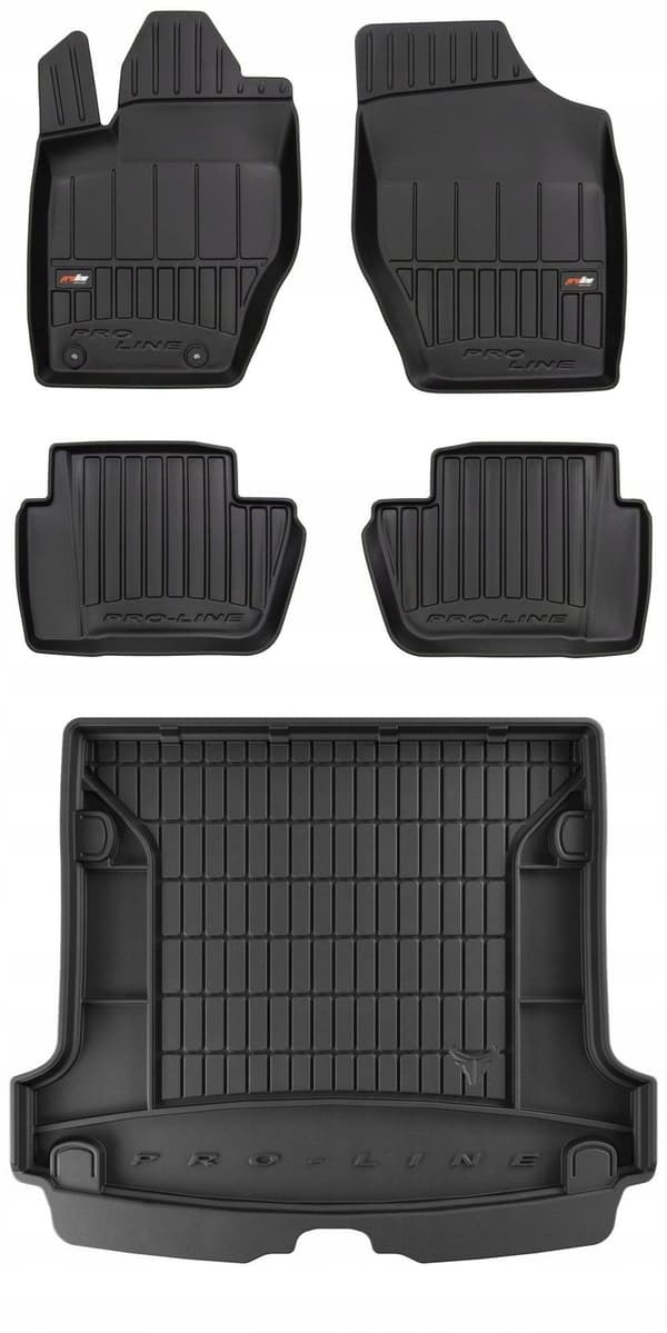 SÆT 3D gummimåtter Peugeot 307 Stationcar 2001-2008