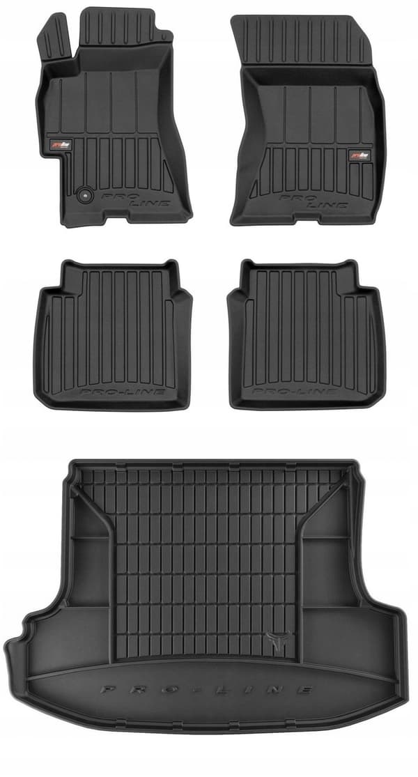SÆT 3D gummimåtter Subaru Legacy 4 Sedan 2003-2009