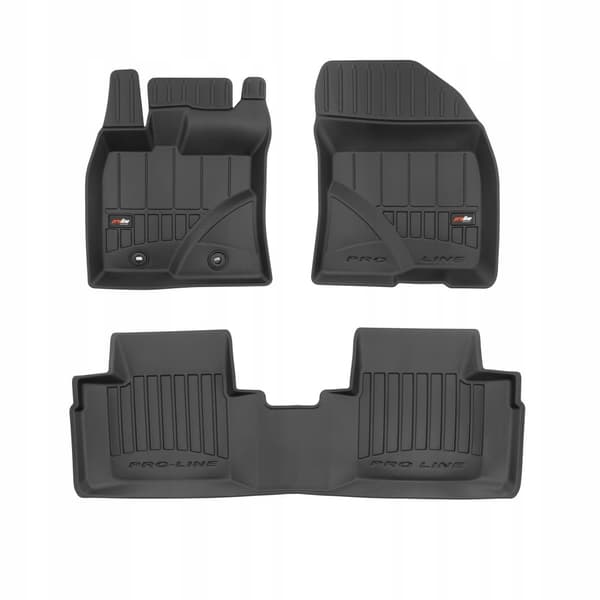 SÆT 3D gummimåtter til Toyota Avensis 3 Kombi fra 2009-2018 bw