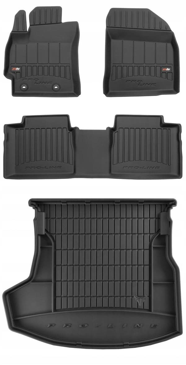 SÆT 3D gummimåtter Toyota Corolla 11 E160 Sedan 2013-2019