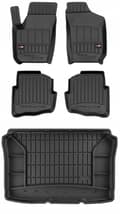 Miniatyrbild 1 av 11: SET 3D gummimattor VW Polo 4 HB 2001-2009 3dörrars