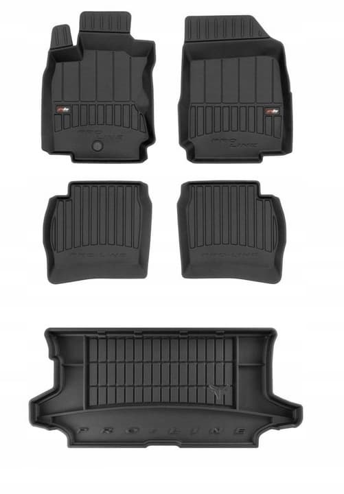 SÆT 3D gummimåtter Nissan Note 1 2006-2012 g