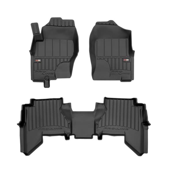 SET 3D gummimattor Nissan Pathfinder 3 2005-2013 7 säten bak