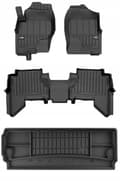 Miniatyrbild 1 av 11: SET 3D gummimattor Nissan Pathfinder 3 2005-2013 7 säten bak