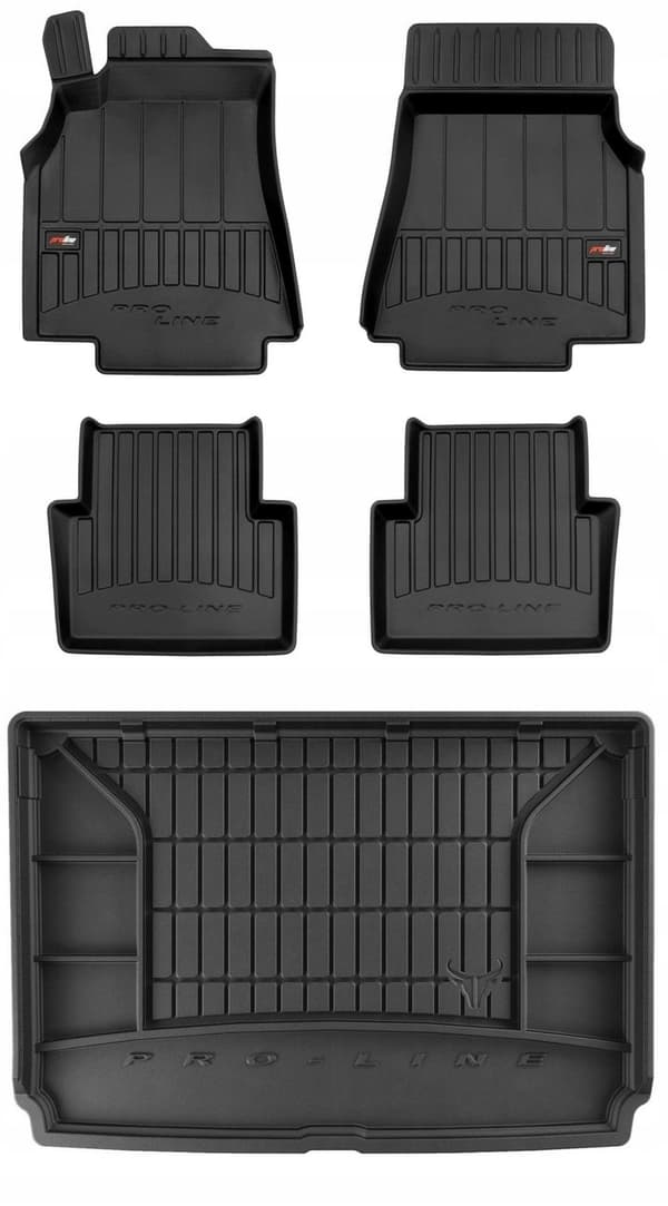 SÆT 3D gummimåtter Mercedes A W169 HB 2004-2012 g