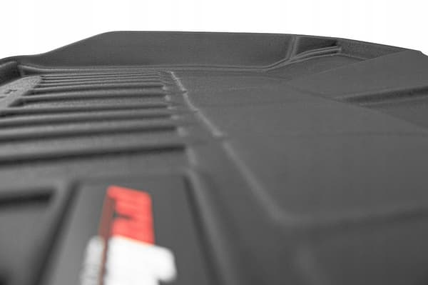 MÅTTER, DØRMÅTTER, GUMMIDØRMÅTTER, FIAT Scudo 2 2007-2016, 3D-TRUD, sort/hvid