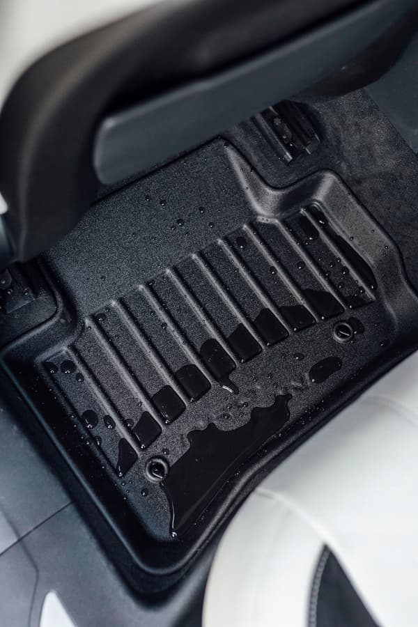 MÅTTER, DØRMÅTTER, GUMMIDØRMÅTTER, FIAT Scudo 2 2007-2016, 3D-TRUD, sort/hvid