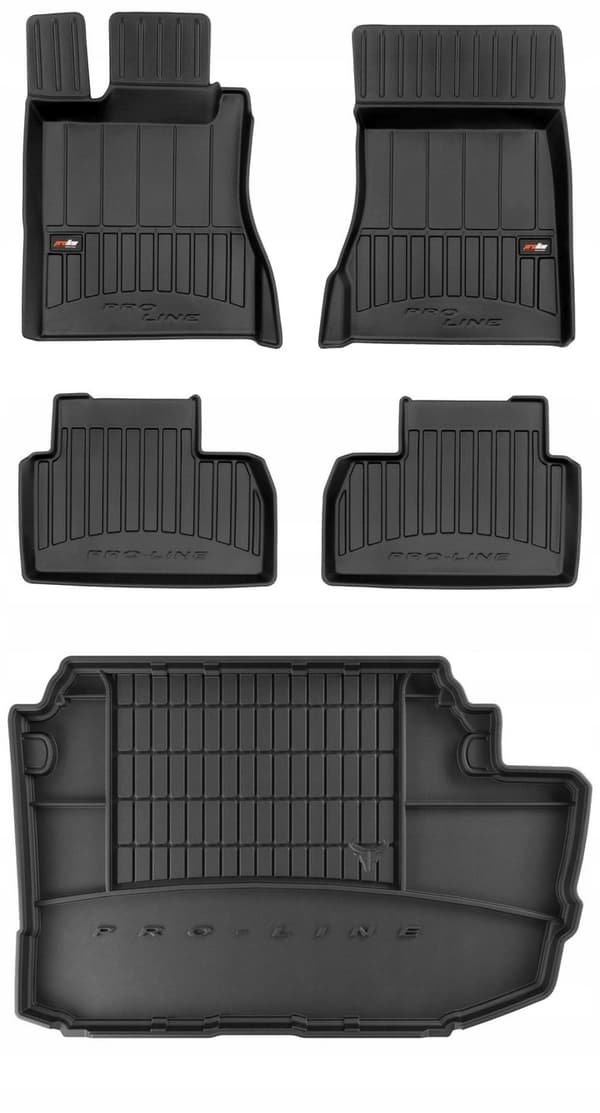 SÆT 3D gummimåtter Mercedes W220 Sedan 1998-2005