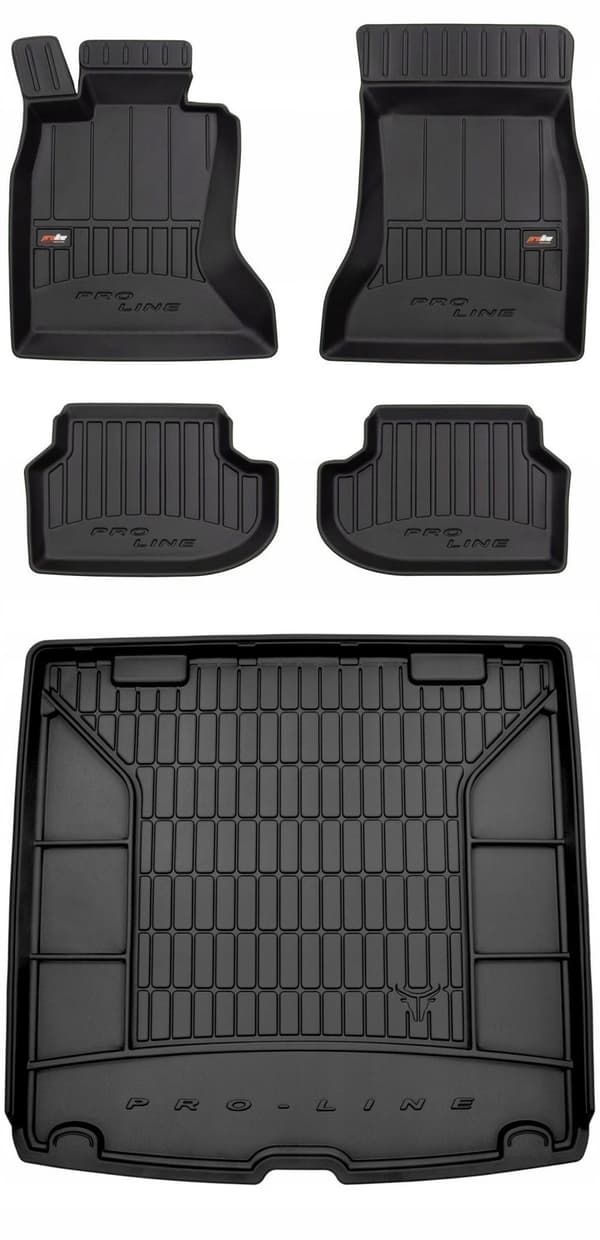 SÆT 3D gummimåtter BMW 5 F11 Stationcar 2013-2017