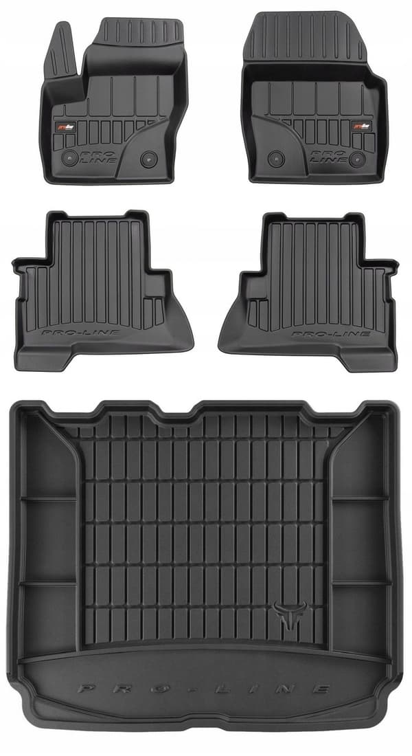 3D-SÆT Gummimåtter FORD ESCAPE 3 2013-2019 bw