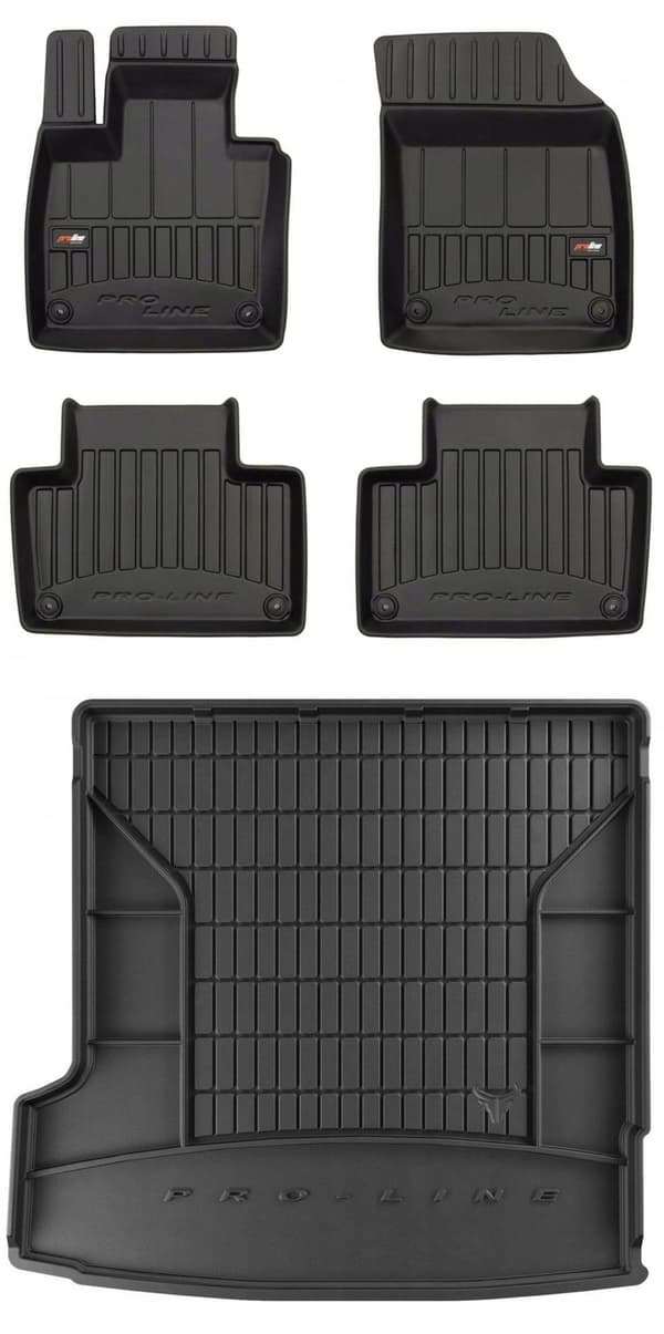 SET 3D gummimattor Volvo XC90 2 från 2015- med