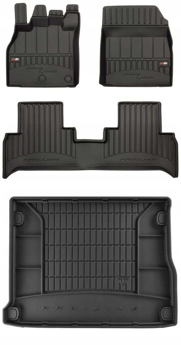 SÆT 3D gummimåtter Renault Scenic 3 2009-2016