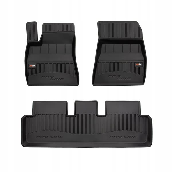 SET 3D gummimattor Tesla Model 3 Sedan från 2017- g tb