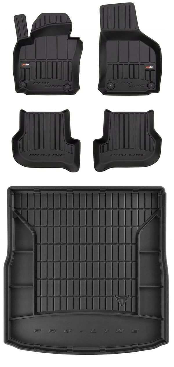 SÆT 3D gummimåtter VW Golf 6 Kombi 2008-2012