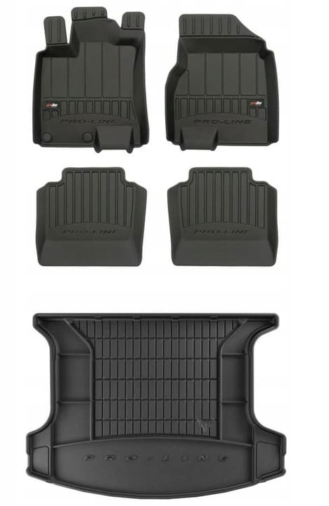 SÆT 3D gummimåtter Nissan Qashqai 1 +2 2008-2013 7 sæder