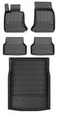 Miniatyrbild 1 av 11: SET 3D gummimattor och golvmatta BMW 5 E60 Sedan 2003-2010