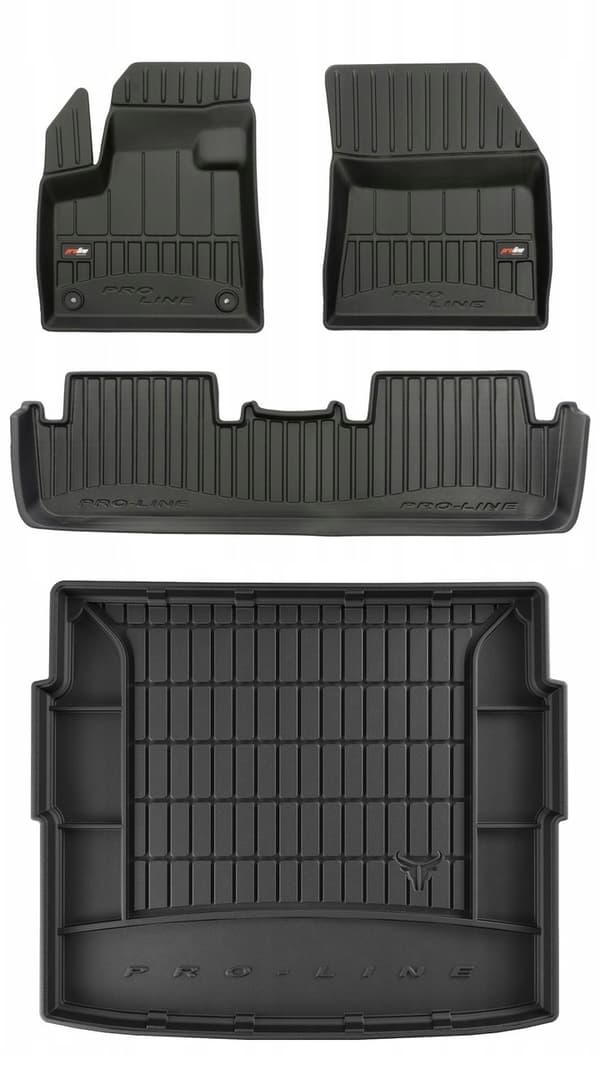 3D KIT gummimåtter og bagagerumsmåtte DS7 Crossback fra 2017