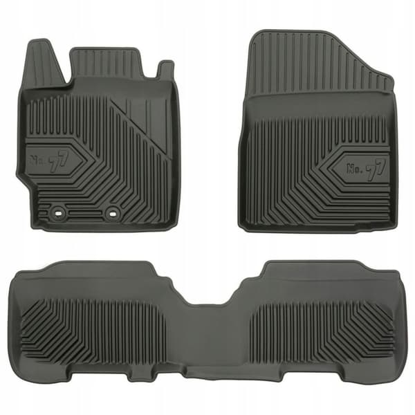 GUMMIMATTOR TOYOTA YARIS 2 2005-2011 TRÅG 77