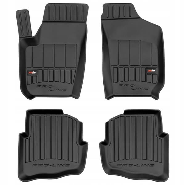 MÅTTER, DØRMÅTTER, GUMMIDØRMÅTTER, SKODA Fabia 1 1999-2008, 3D-TRUD