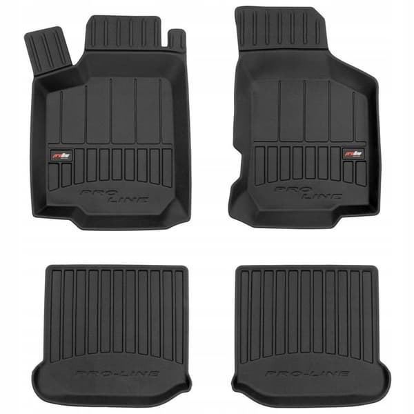 MATTOR, DÖRRMATTOR, GUMMIDÖRRMATTOR, SKODA Octavia 1 1996-2010, 3D-TRÅG